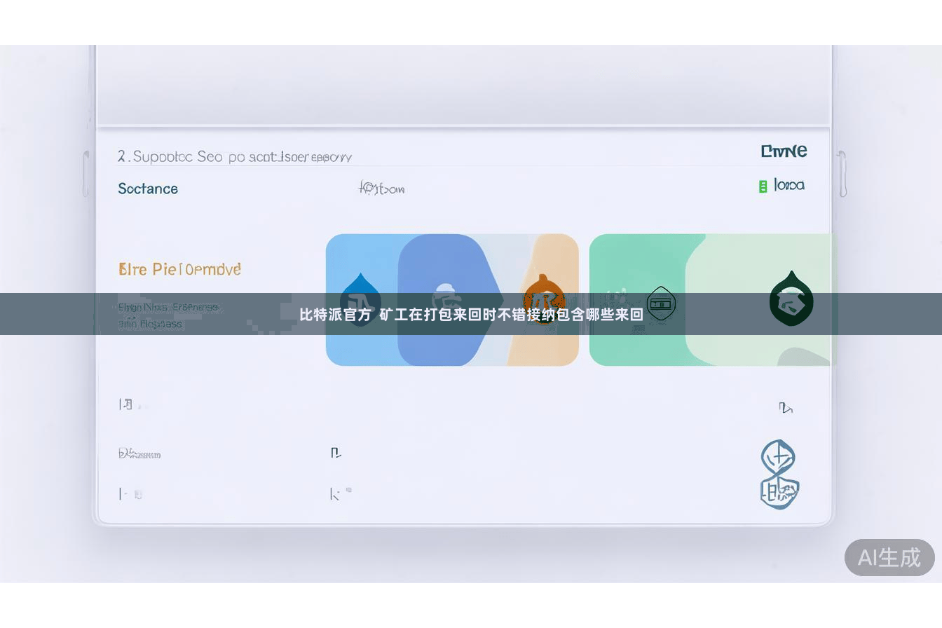 比特派官方 矿工在打包来回时不错接纳包含哪些来回
